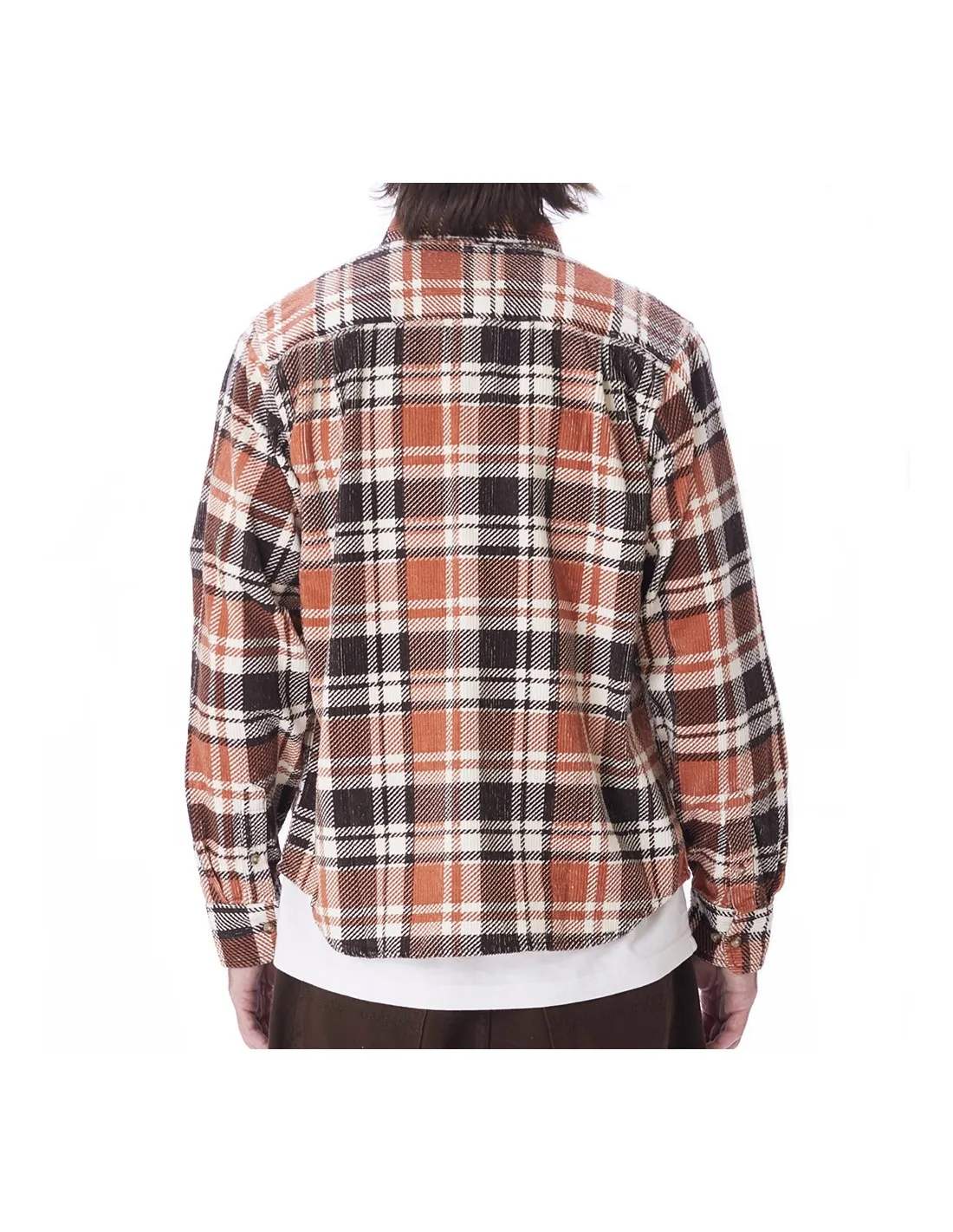 OBEY BENNY CORD WOVEN JAVA BROWN MULTI