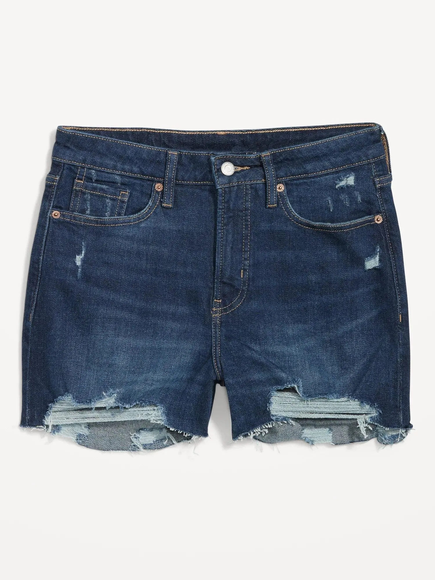 OLD NAVY Short Tiro Alto O.G. Straight Mujer