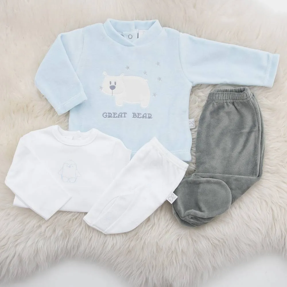 Pack ALASKA AZUL de beltin newborn