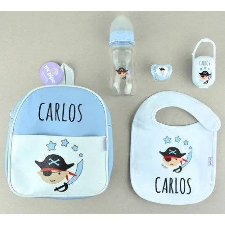 Pack bebé pirata personalizado