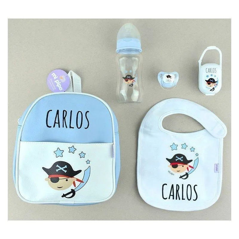 Pack bebé pirata personalizado