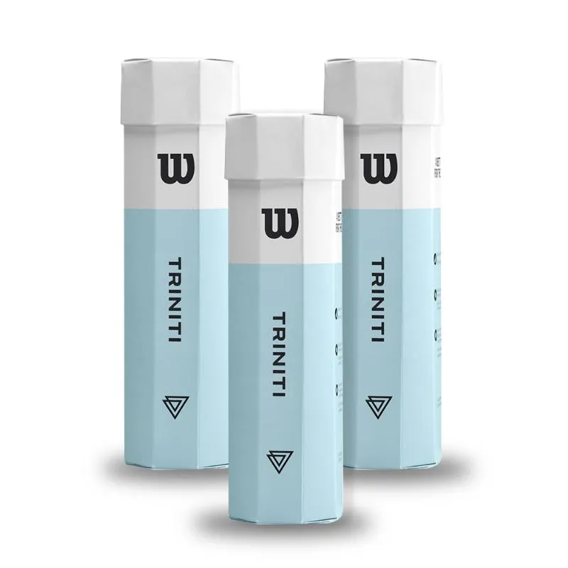 Pack de 3 Botes de 4 Pelotas Wilson Triniti | Wilson