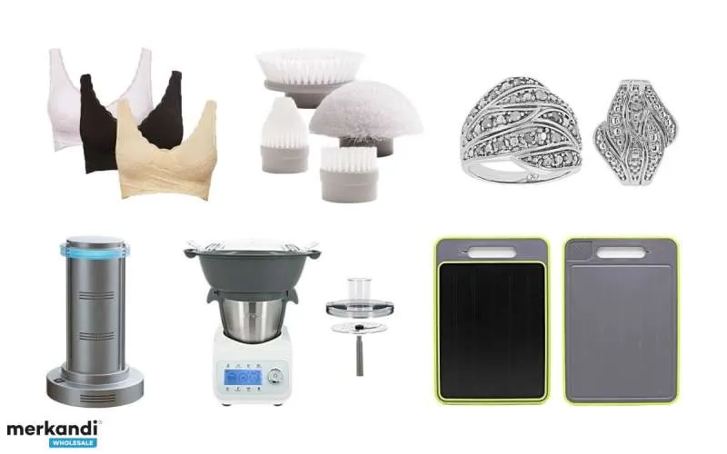 PACK DE 940 PRODUCTOS NUEVOS Y ENVASADOS DE BAZAR  EUROSHOPPING & M6 BOUTIQUE