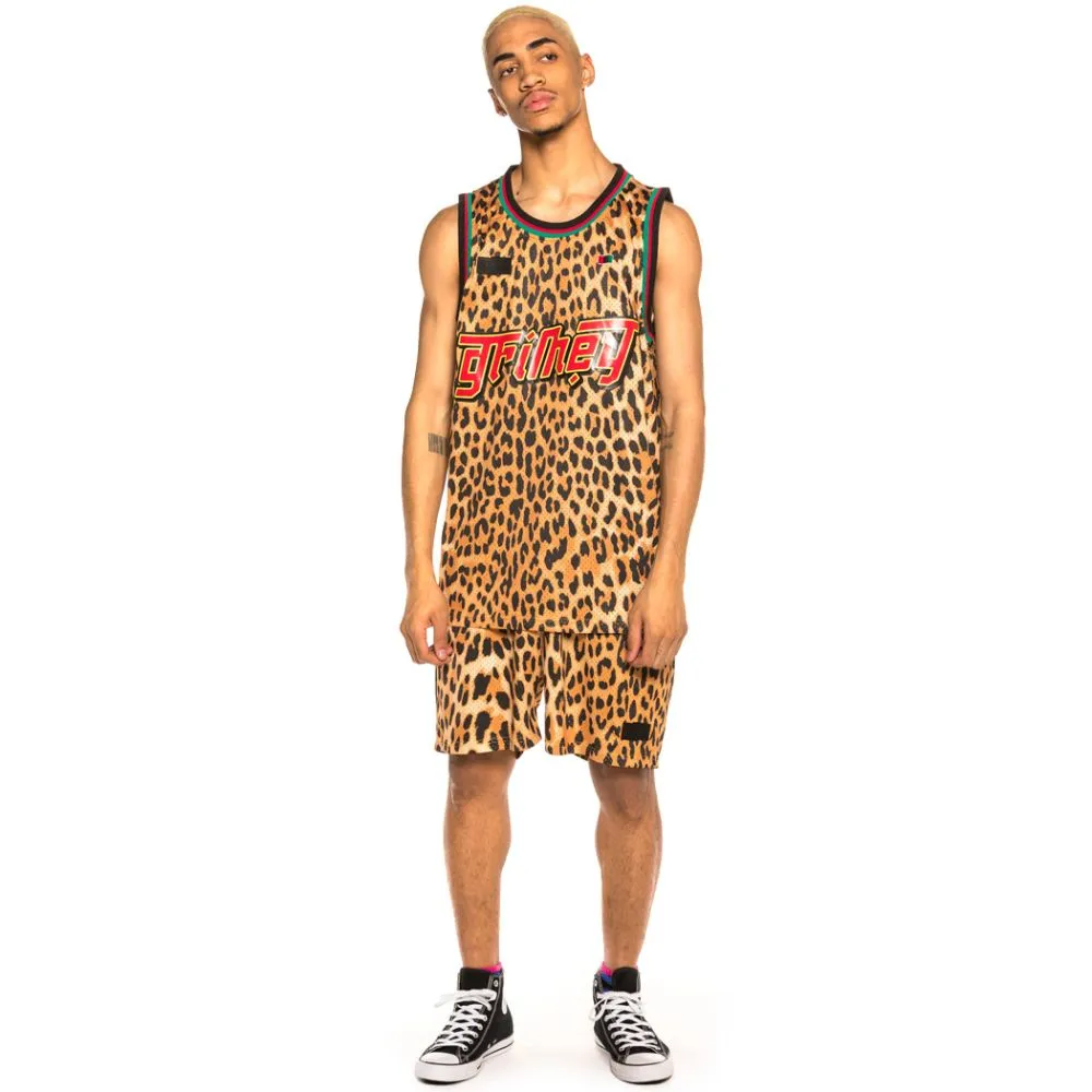Pack Grimey Tank Top + Short Yanga Mesh SS20 Leopard