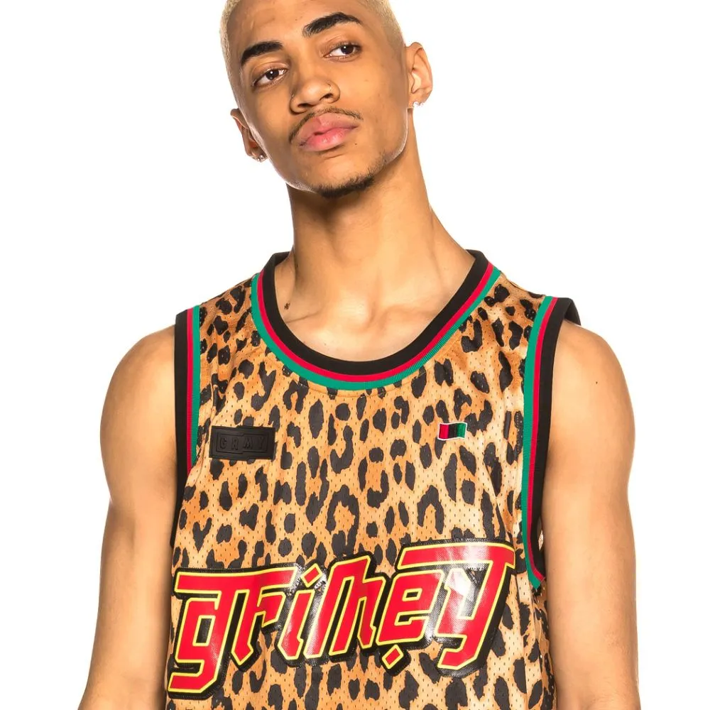 Pack Grimey Tank Top + Short Yanga Mesh SS20 Leopard