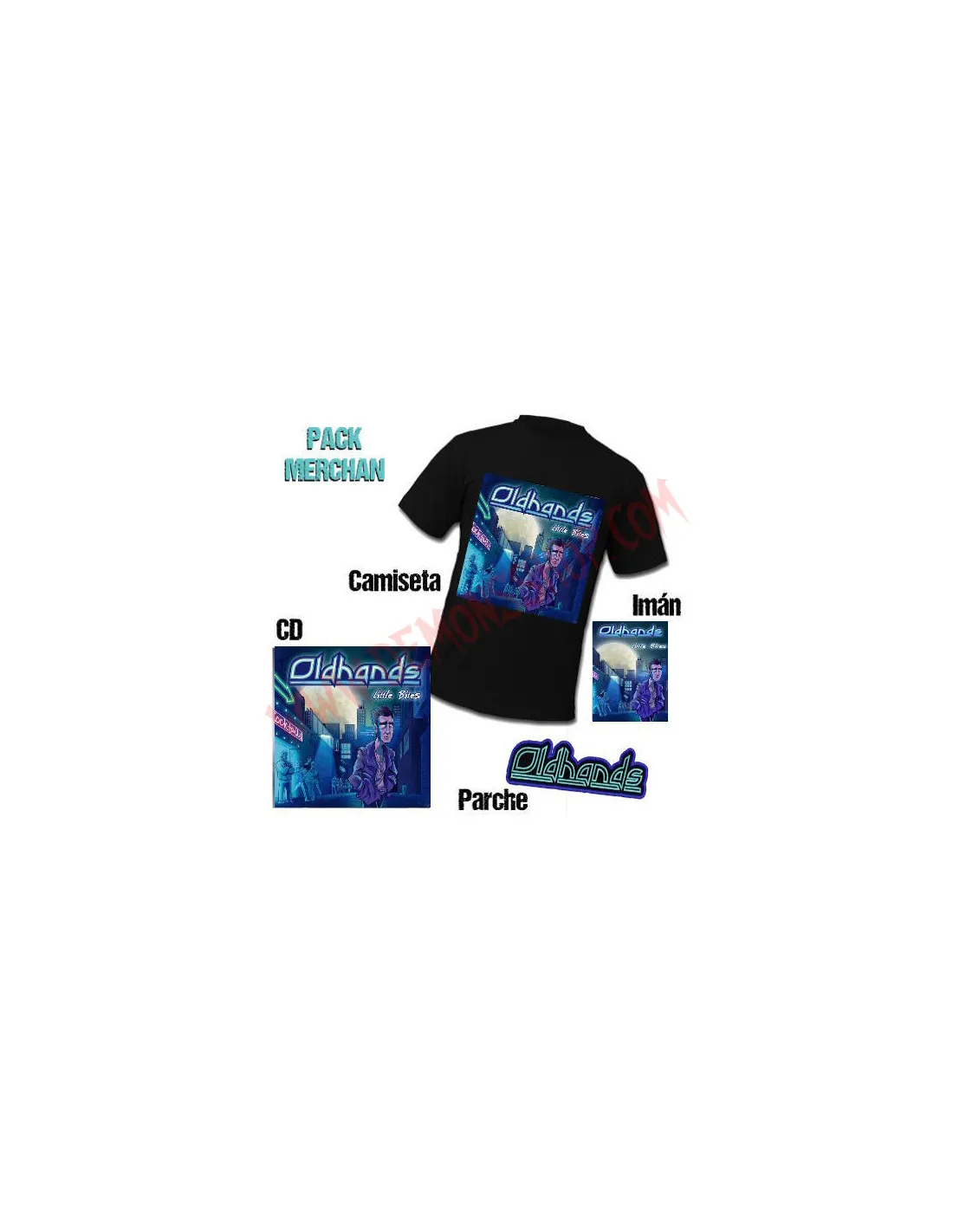 PACK MERCHAN + CD OLDHANDS  LITTLE BITES