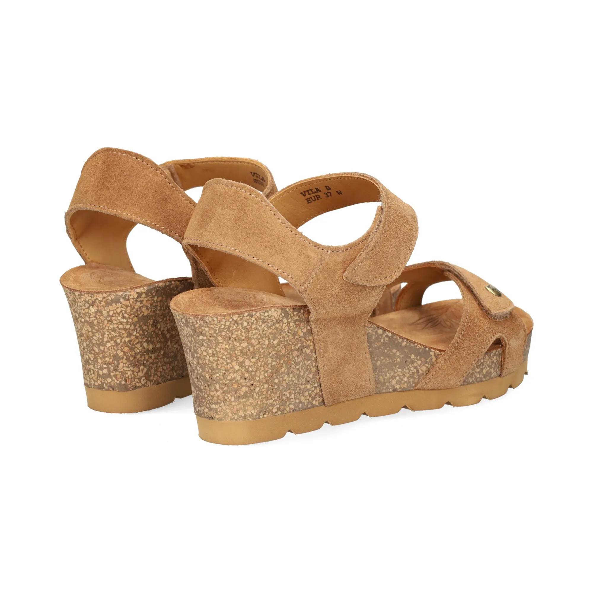 PANAMA JACK Sandalias cuña de Mujer B3 Cuero