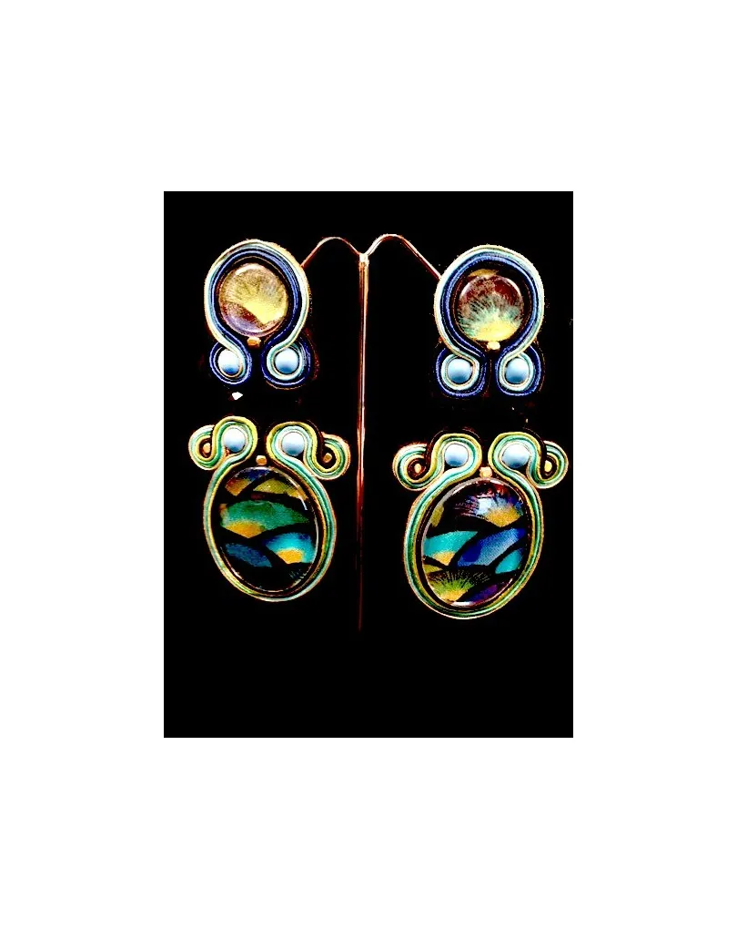 PENDIENTES FLAMENCA, BISUTERIA ESPECTACULAR