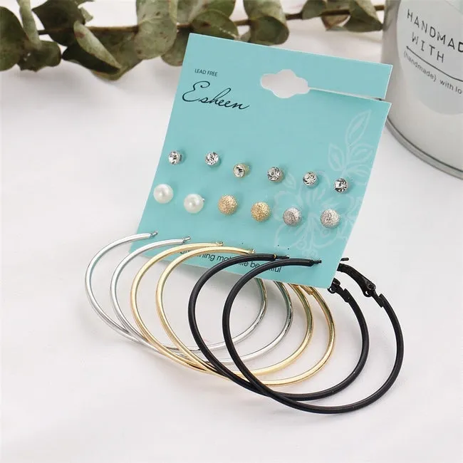 PENDIENTES PACK AROS GRANDES