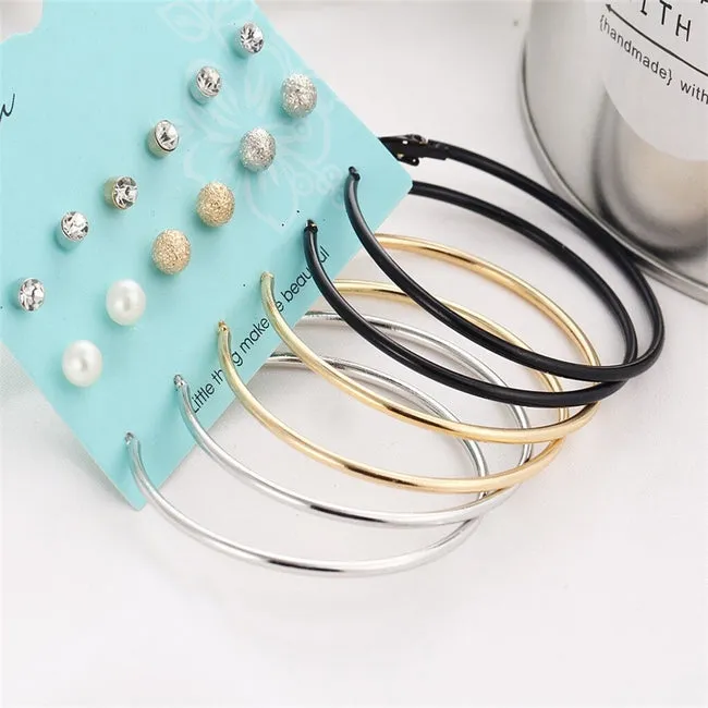 PENDIENTES PACK AROS GRANDES