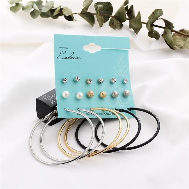 PENDIENTES PACK AROS GRANDES