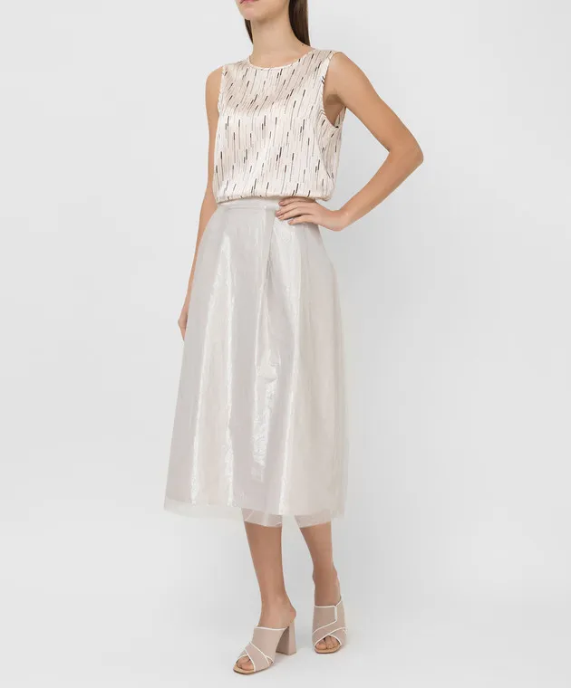Peserico Light beige skirt