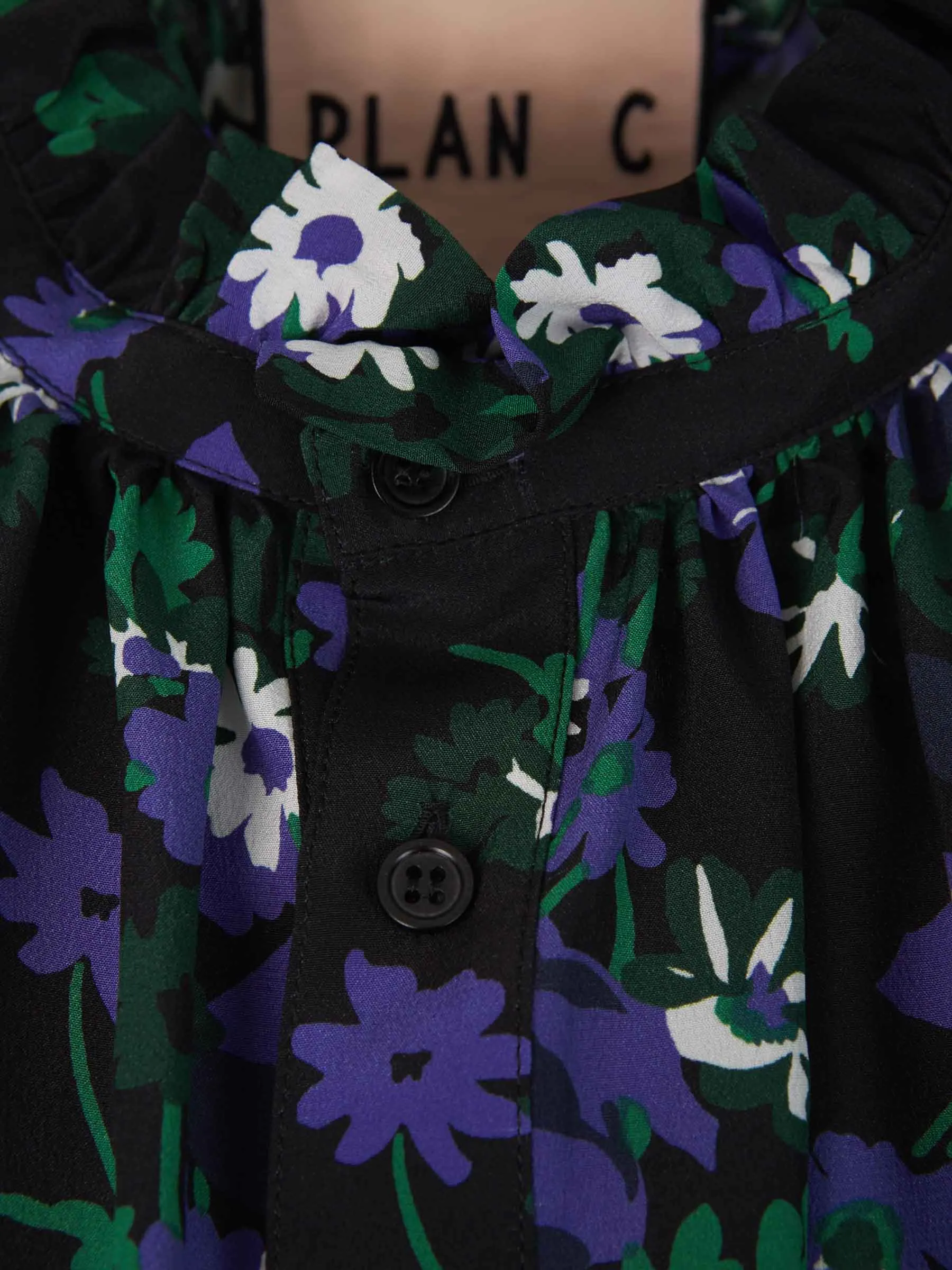 Plan C Vestido Estampado Floral