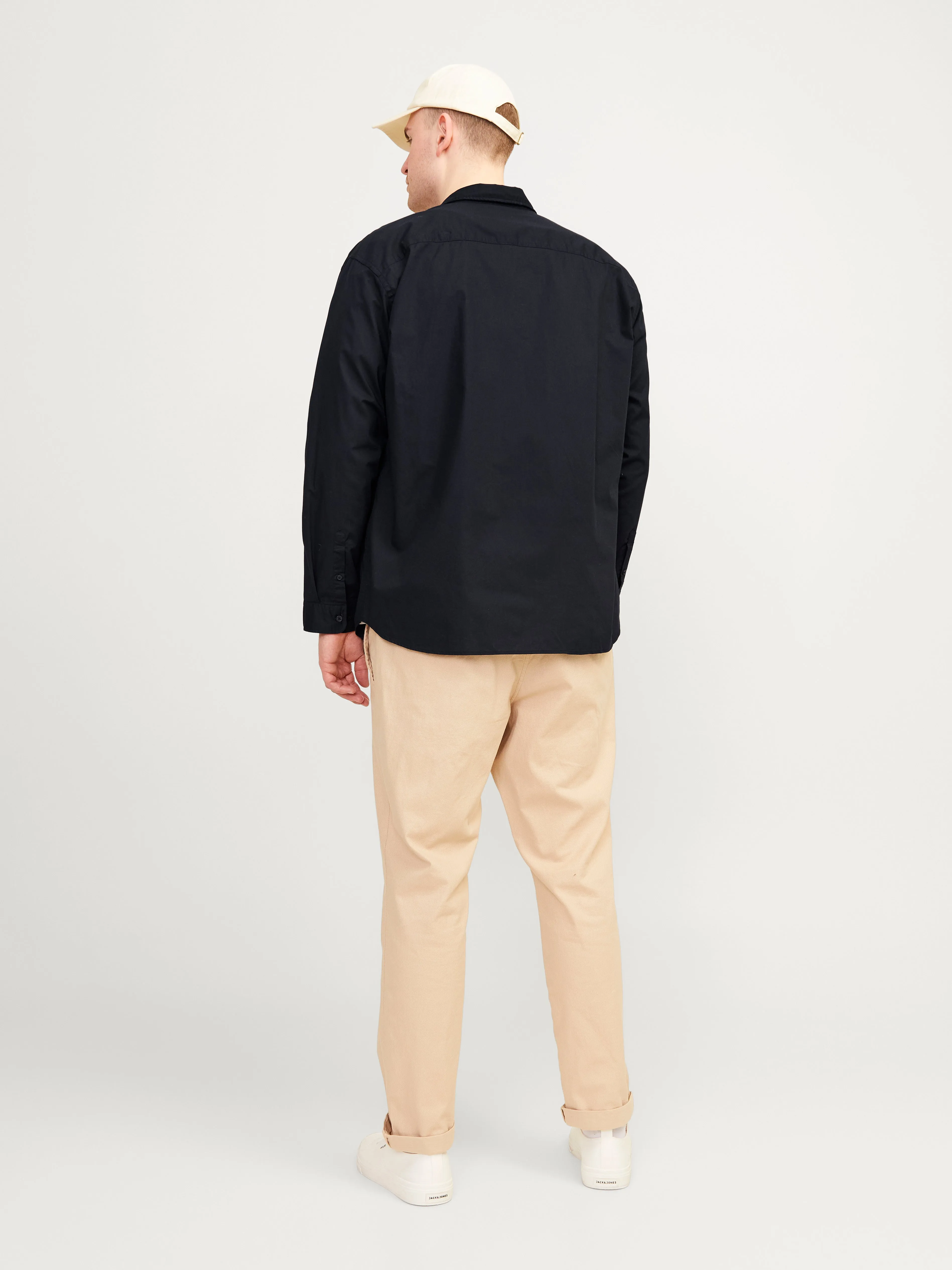 Plus Camisa formal Corte slim | Negro | Jack & Jones®