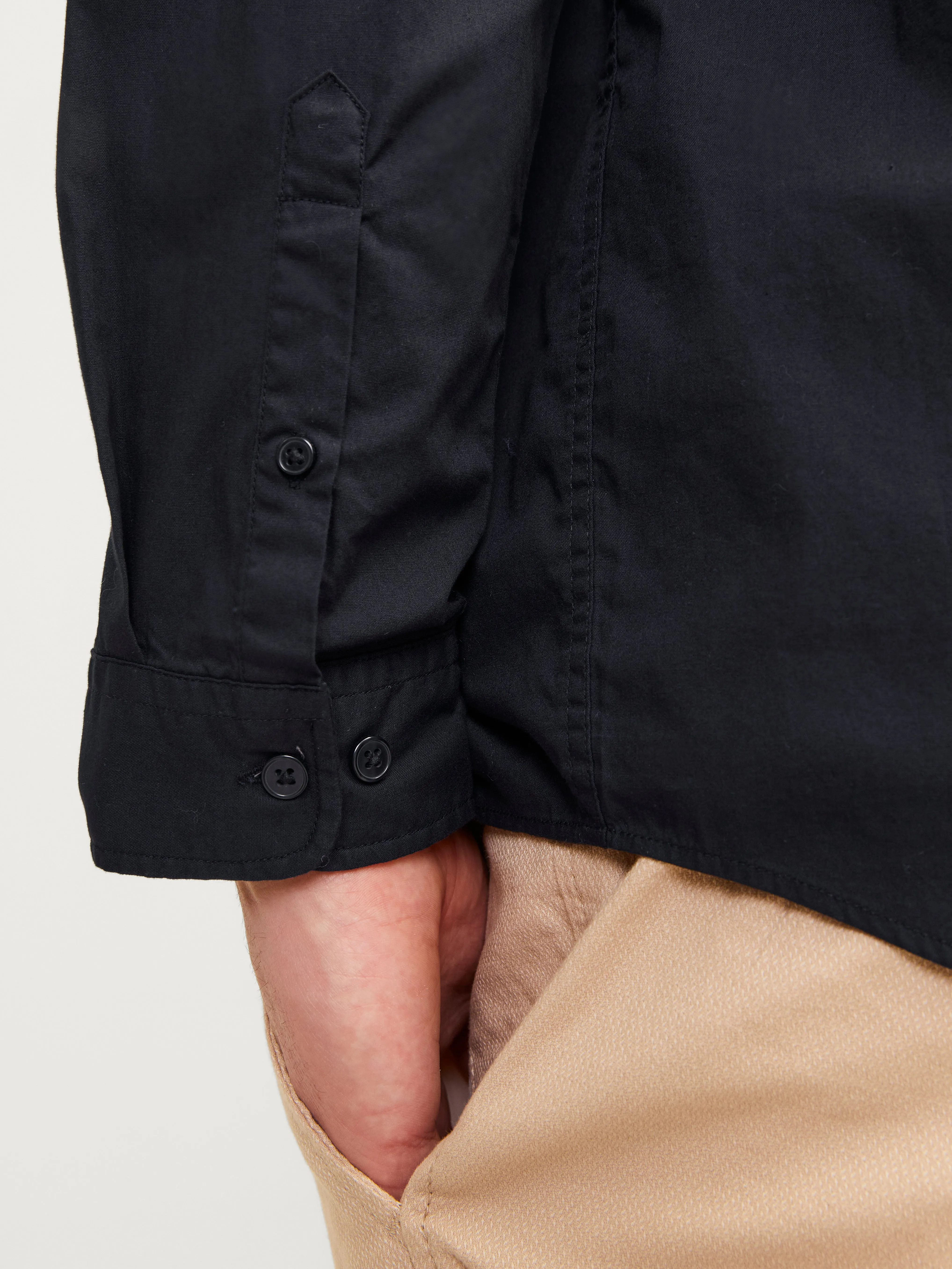 Plus Camisa formal Corte slim | Negro | Jack & Jones®