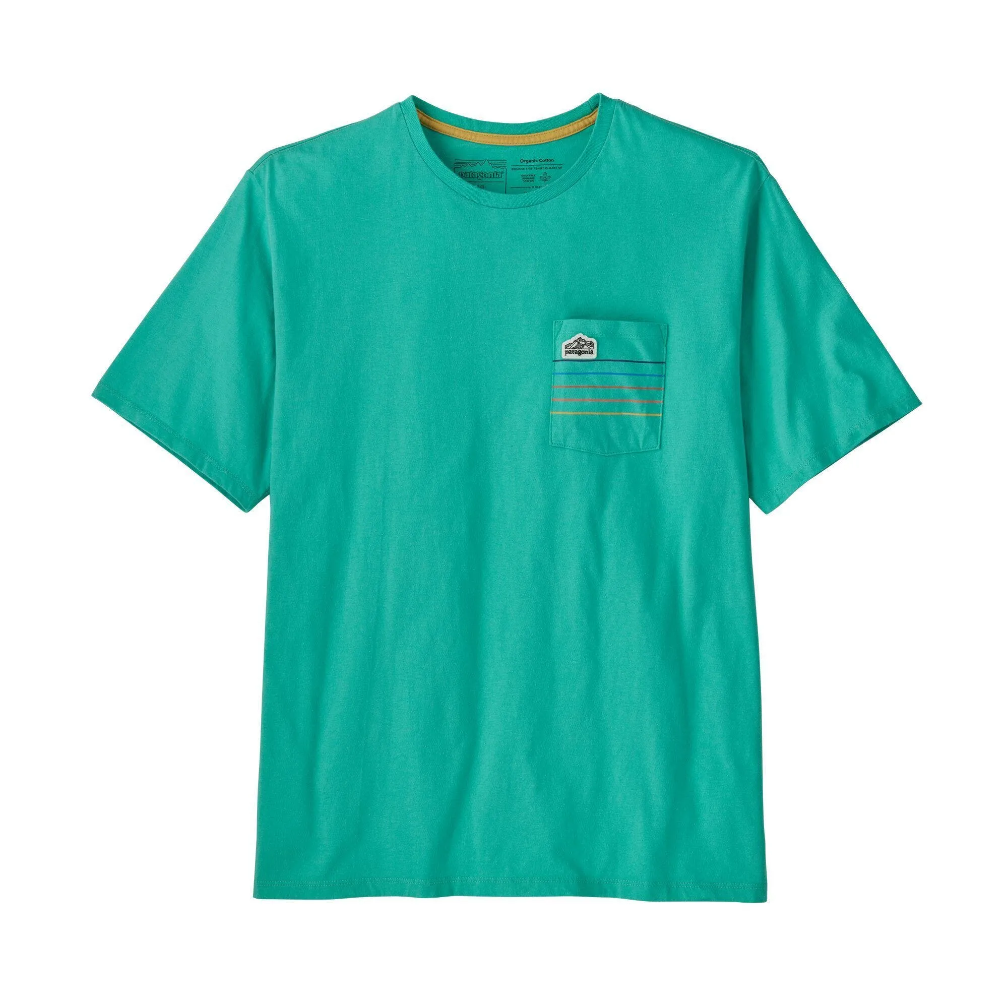 Polera Hombre Line Logo Ridge Stripe Organic Pocket