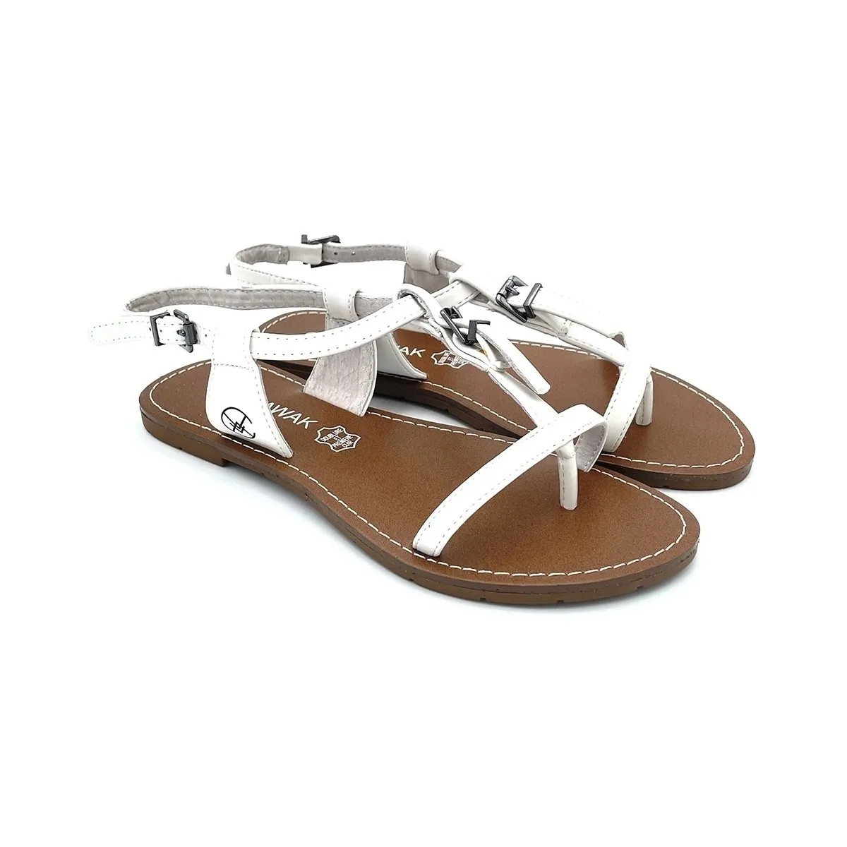 SANDALE 9ZHOE BLANC
