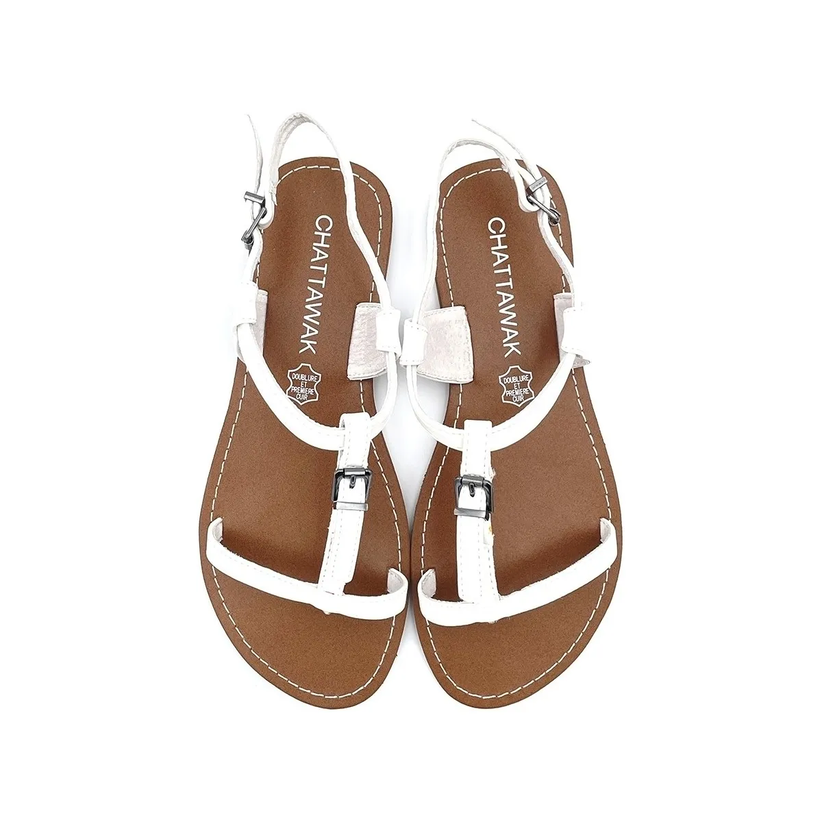 SANDALE 9ZHOE BLANC