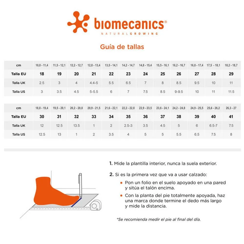 SANDALIA BIOMECANICS ABIERTA 212189A MARINO CORDONETS