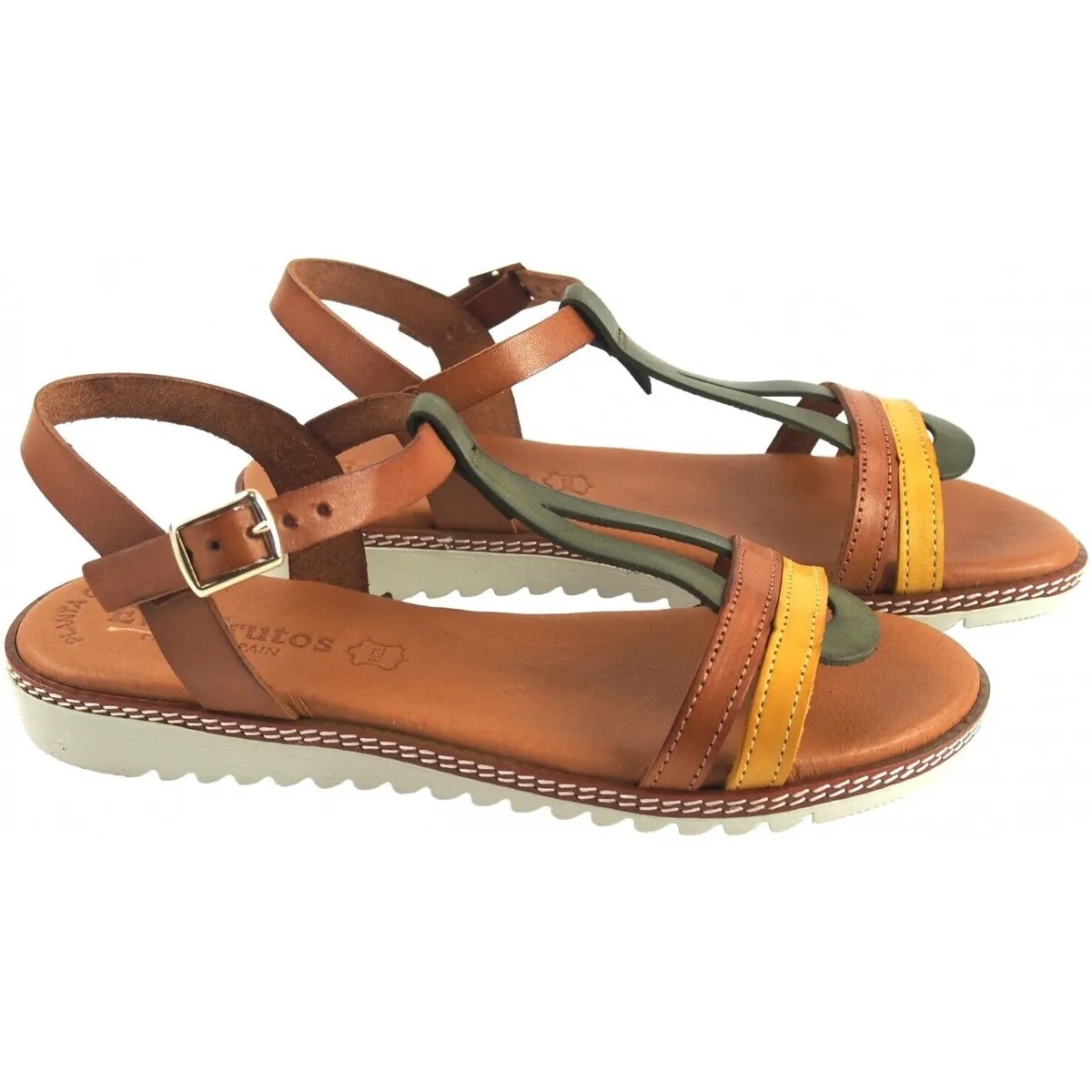 Sandalia señora  2282 mostaza