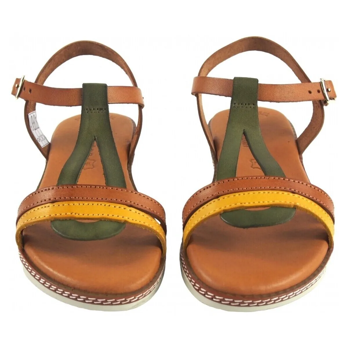 Sandalia señora  2282 mostaza