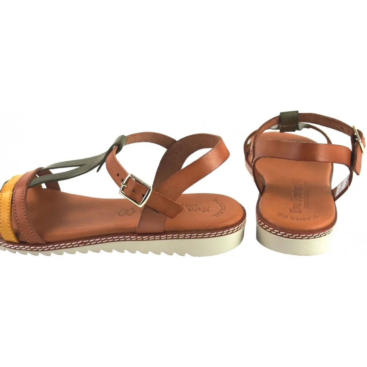Sandalia señora  2282 mostaza