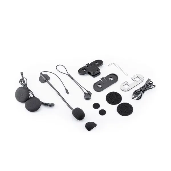 SCORPION ADX2 GALANE GREY BLACK NEON YELLOW + KIT BLUETOOTH LOKUI K30 
