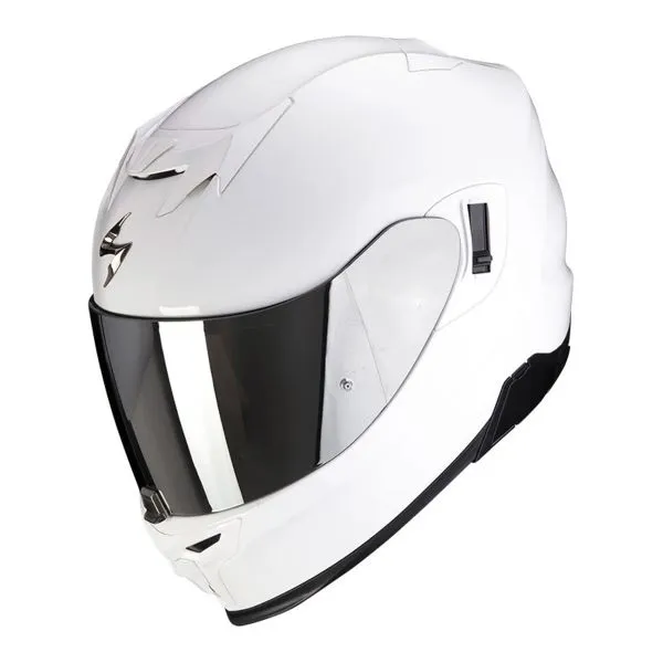 Scorpion Exo 520 Evo Air Solid White + Kit Bluetooth BT Mini 
