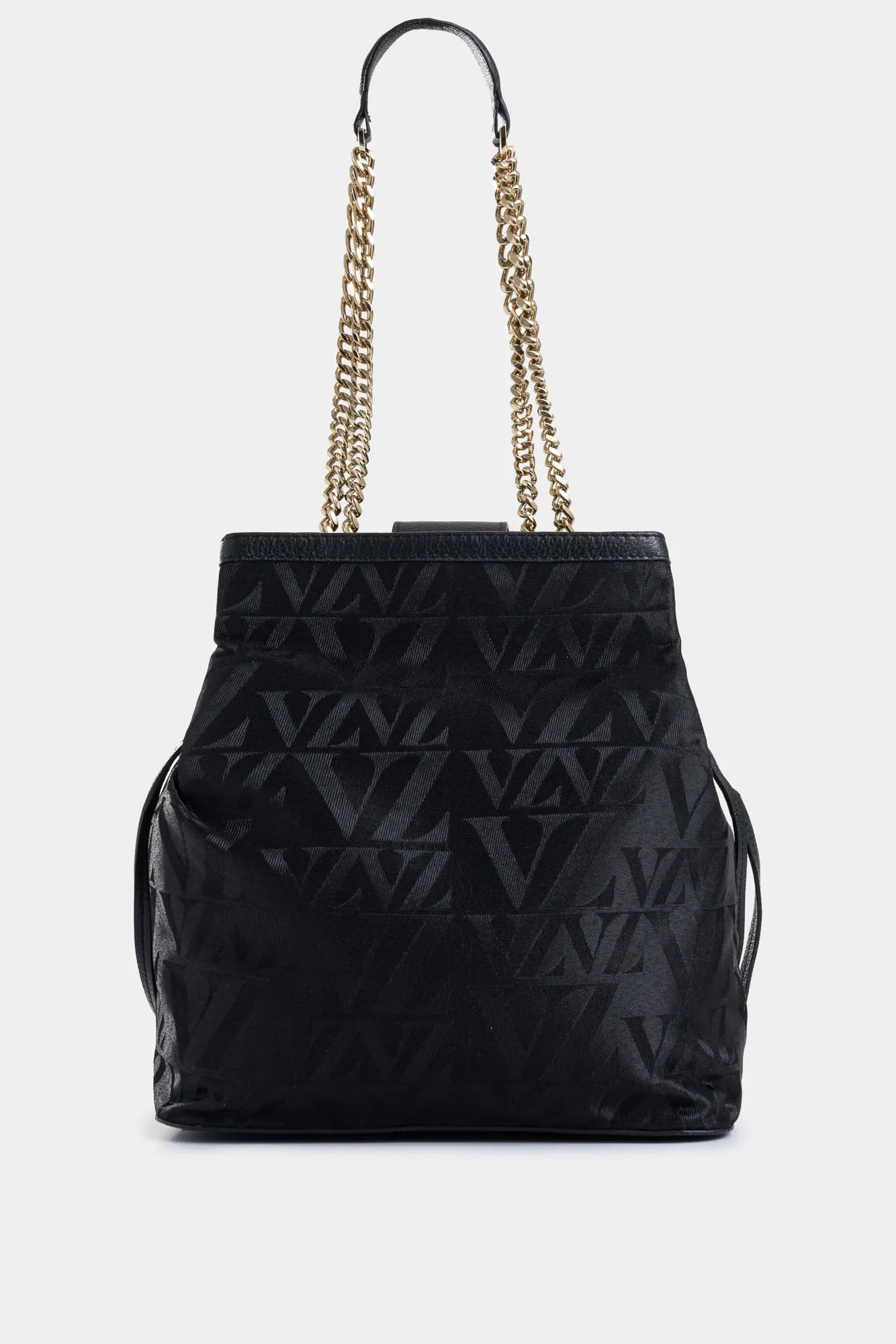 Shopping sakai de cuero y lona para mujer monogram