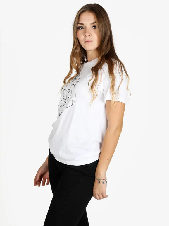 Solada Camiseta de manga corta mujer signo del zodiaco Leo