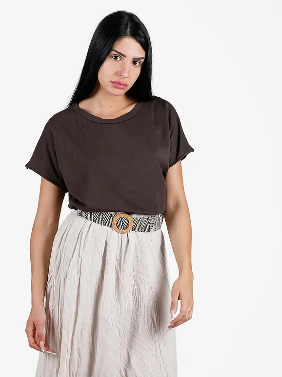 Solada Camiseta oversize de algodón para mujer