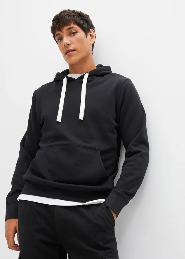 Sudadera con capucha Negro