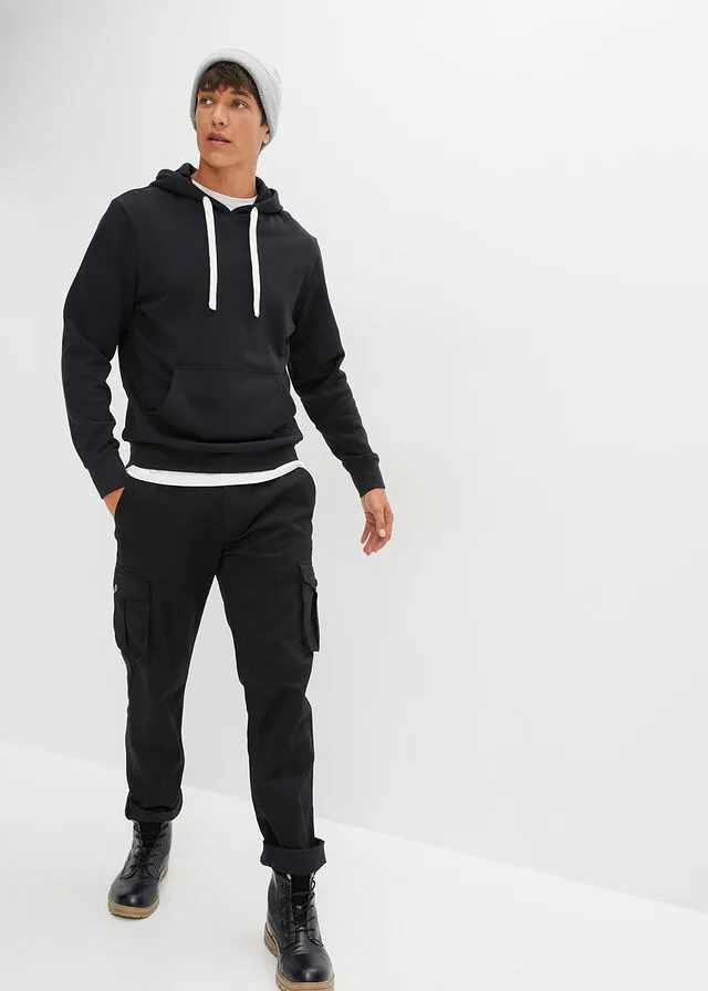 Sudadera con capucha Negro