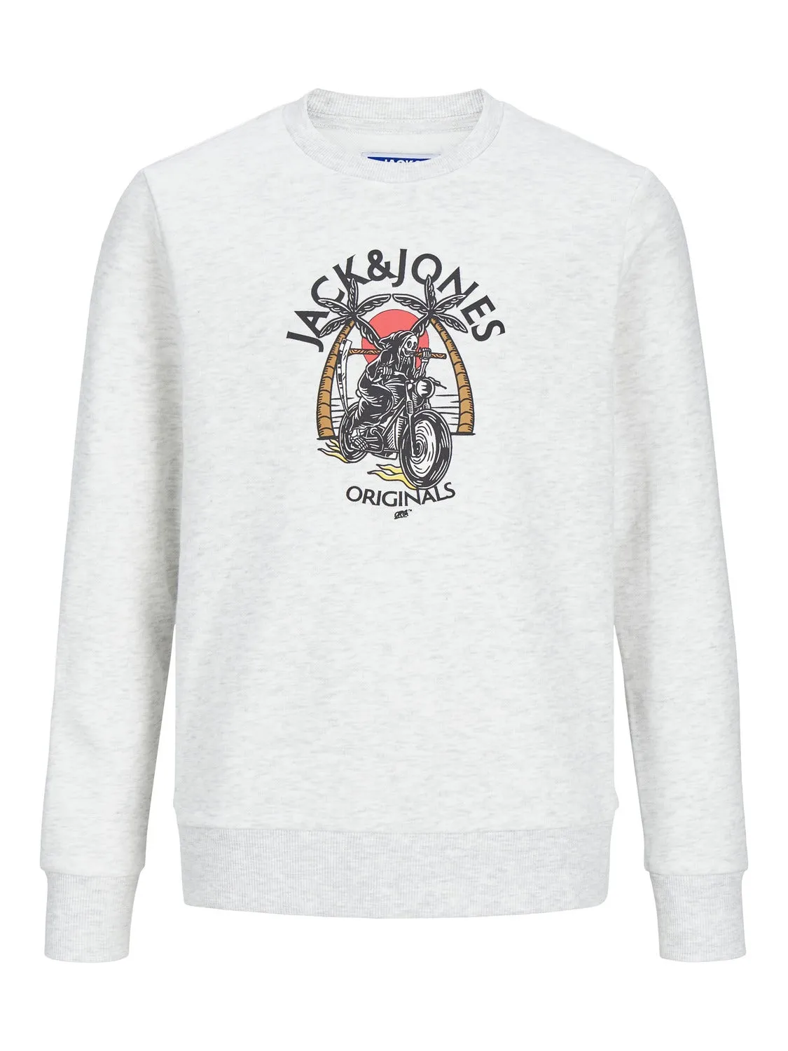 Sudadera Estampado Junior | Gris intermedio | Jack & Jones®