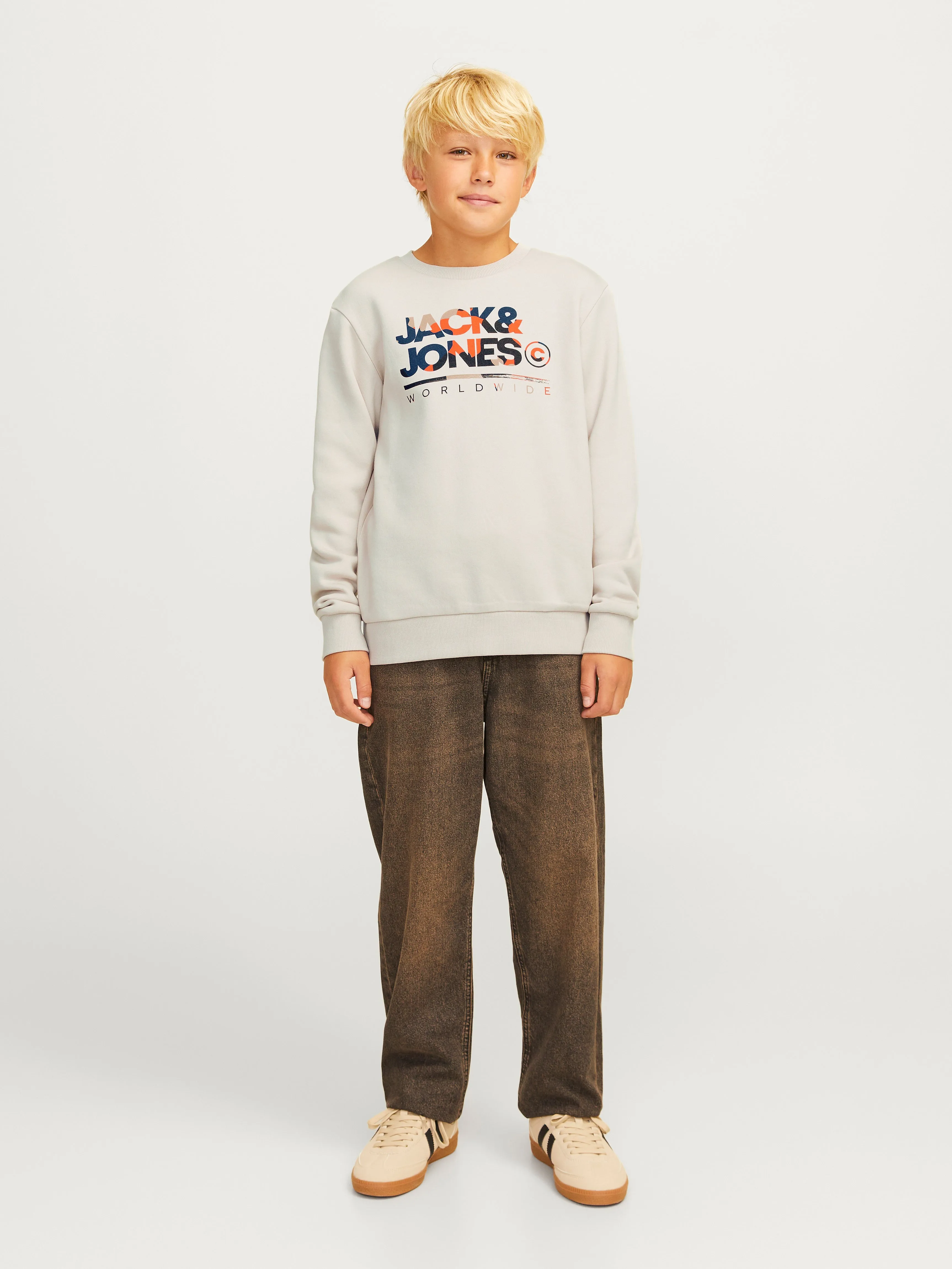 Sudadera Logotipo | Gris claro | Jack & Jones®