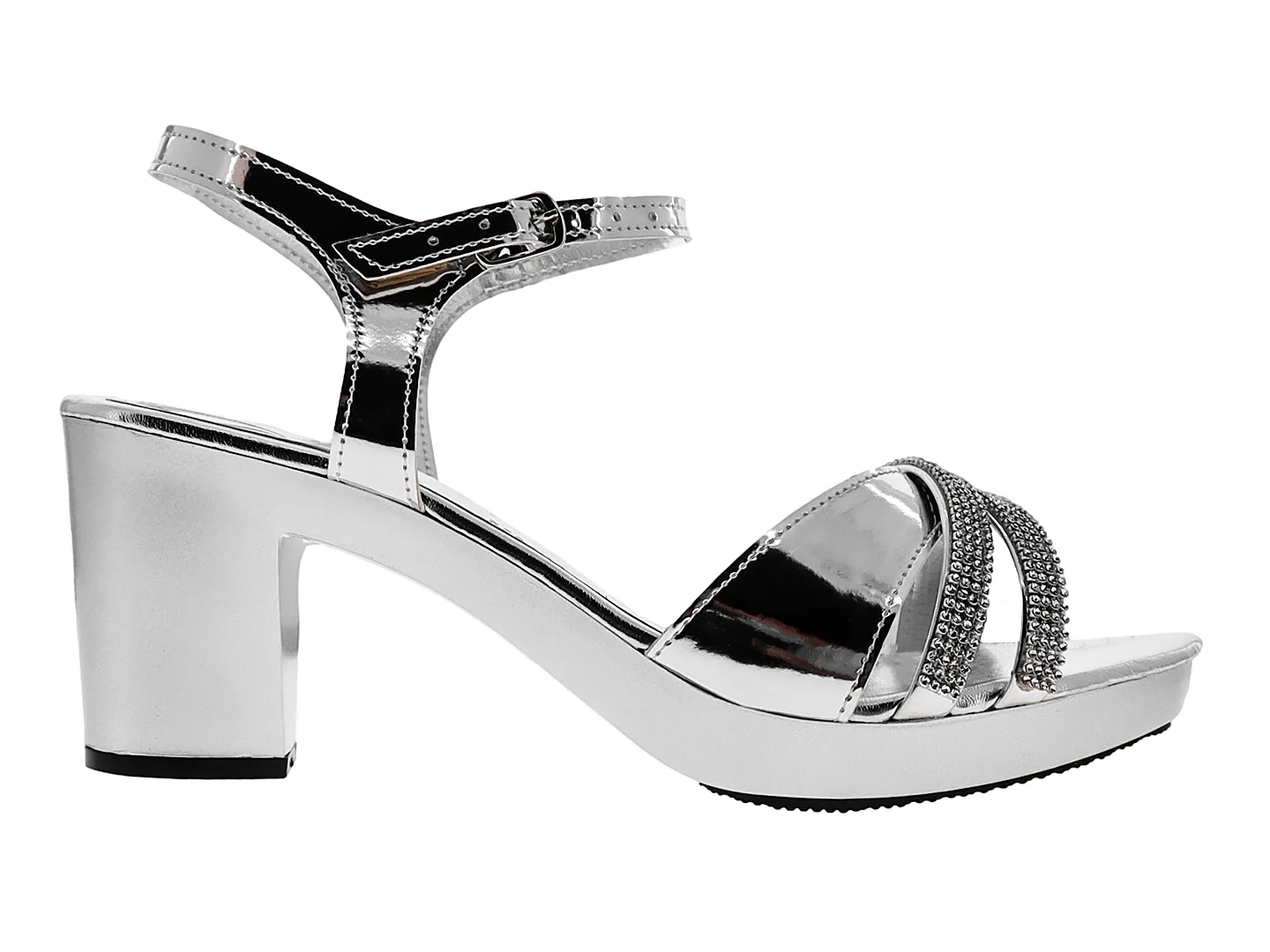 Tacones Sary 2888 Plata Para Mujer
