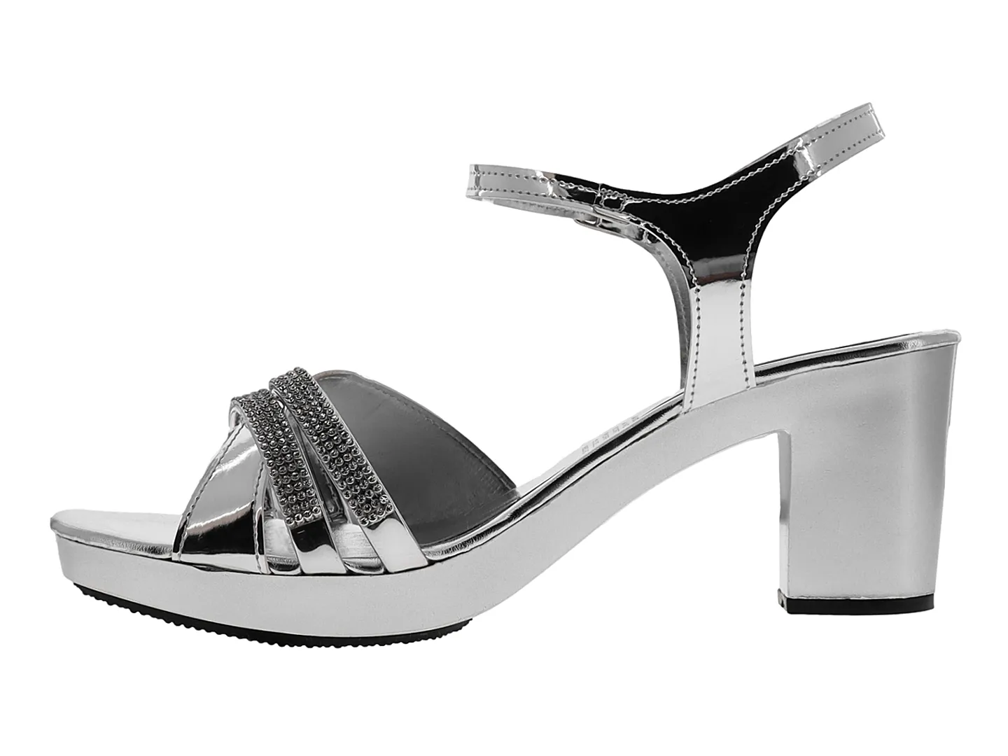 Tacones Sary 2888 Plata Para Mujer
