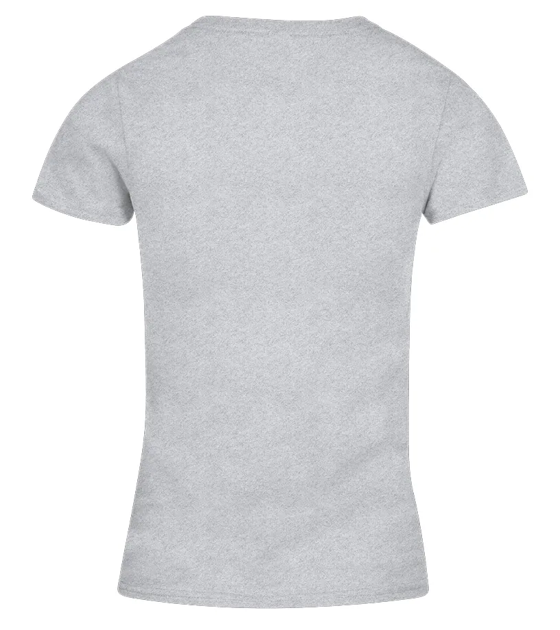Think positive and positive things will happen Camiseta cuello pico Mujer