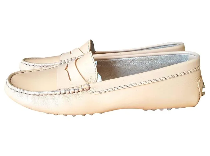 Tod's Tods skin coloure mocassinas Beige 