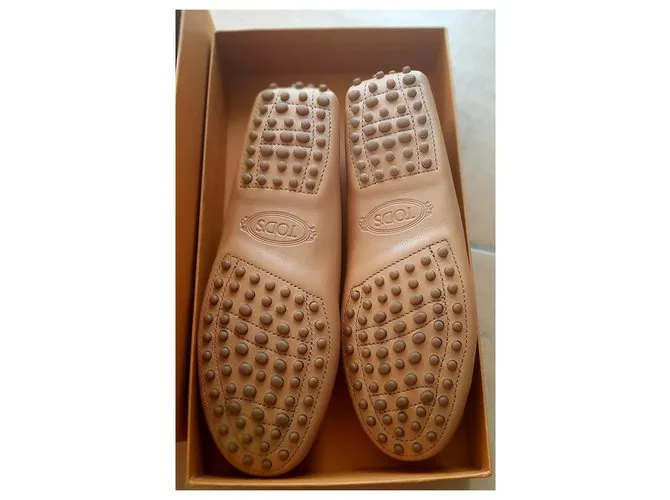 Tod's Tods skin coloure mocassinas Beige 