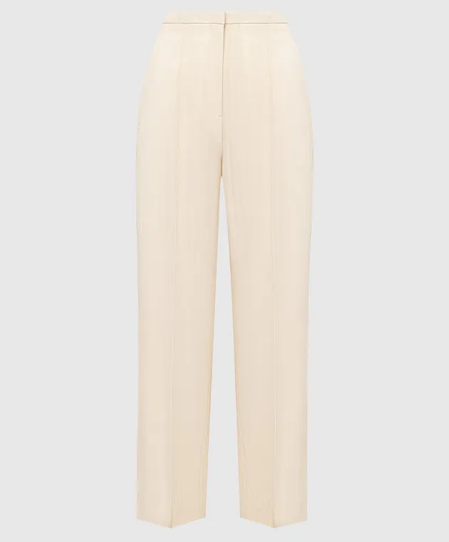 Toteme Light Beige Loose Pants