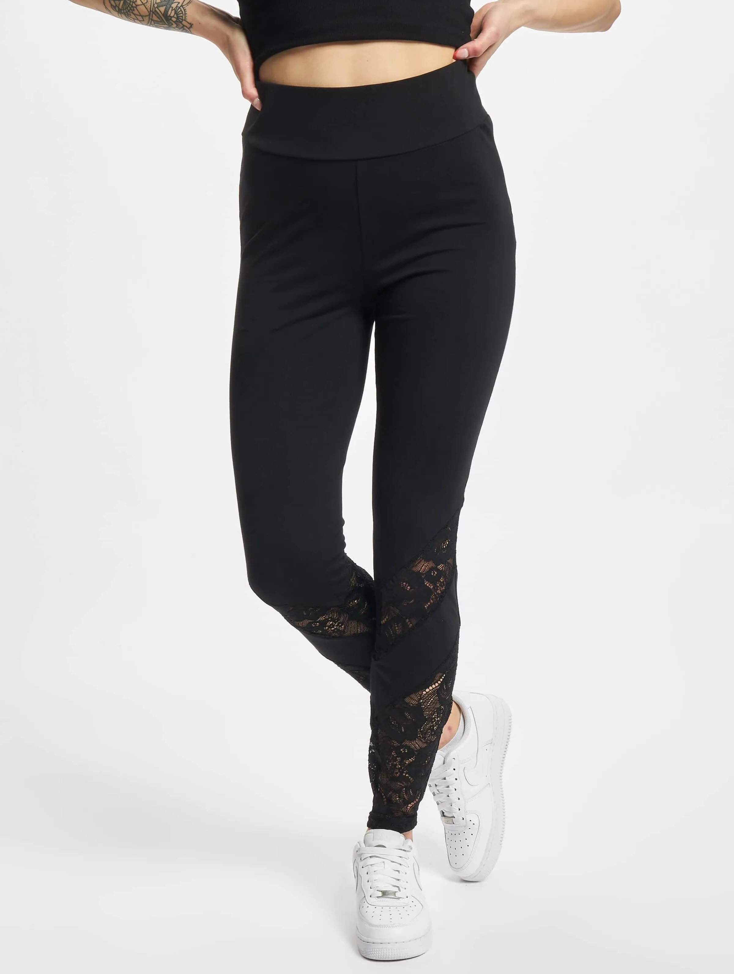 Urban Classics Ladies Highwaist Lace Inset