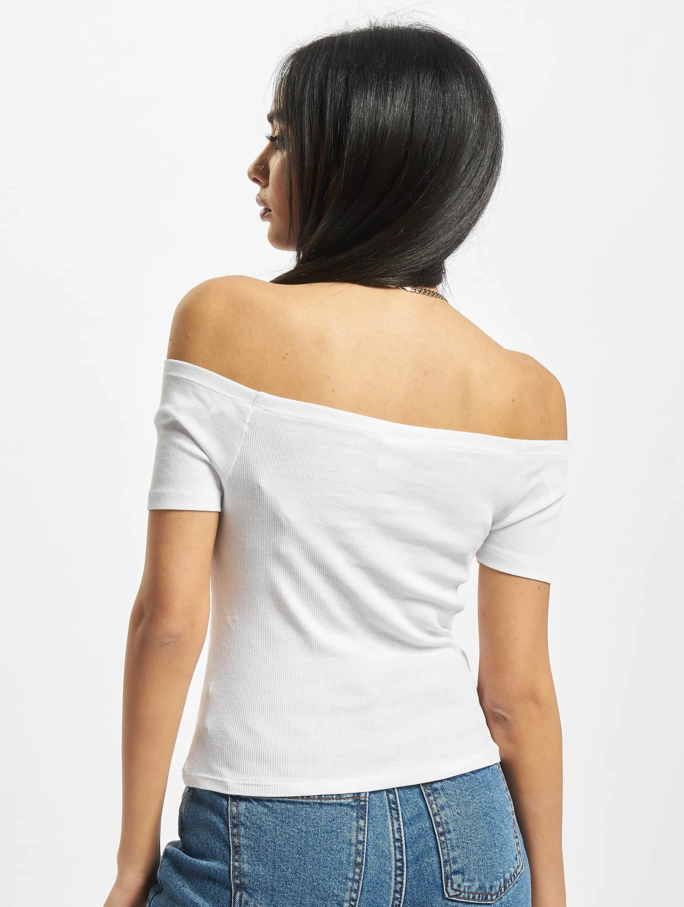 URBAN CLASSICS LADIES OFF SHOULDER RIB 2PACK