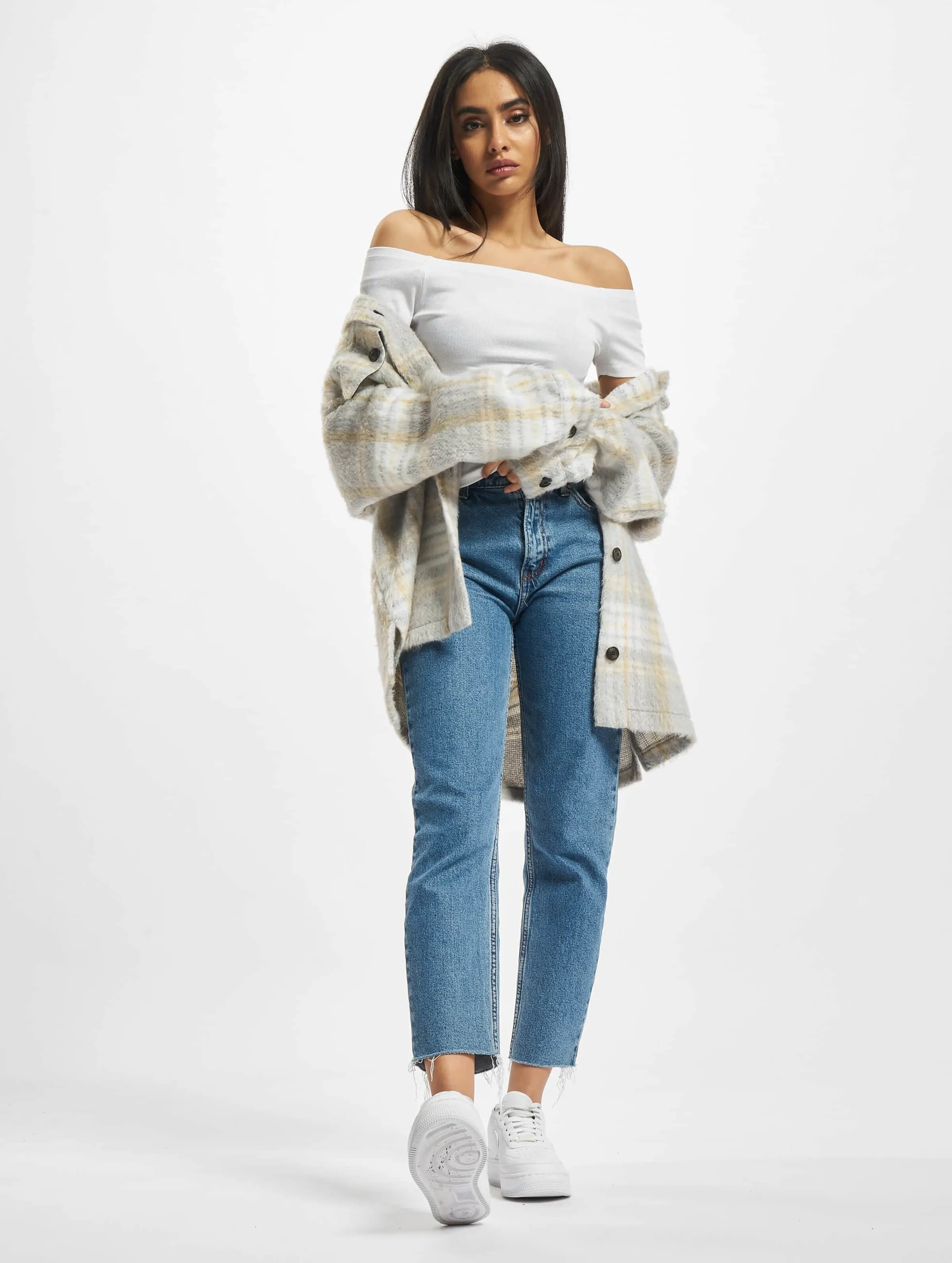 URBAN CLASSICS LADIES OFF SHOULDER RIB 2PACK