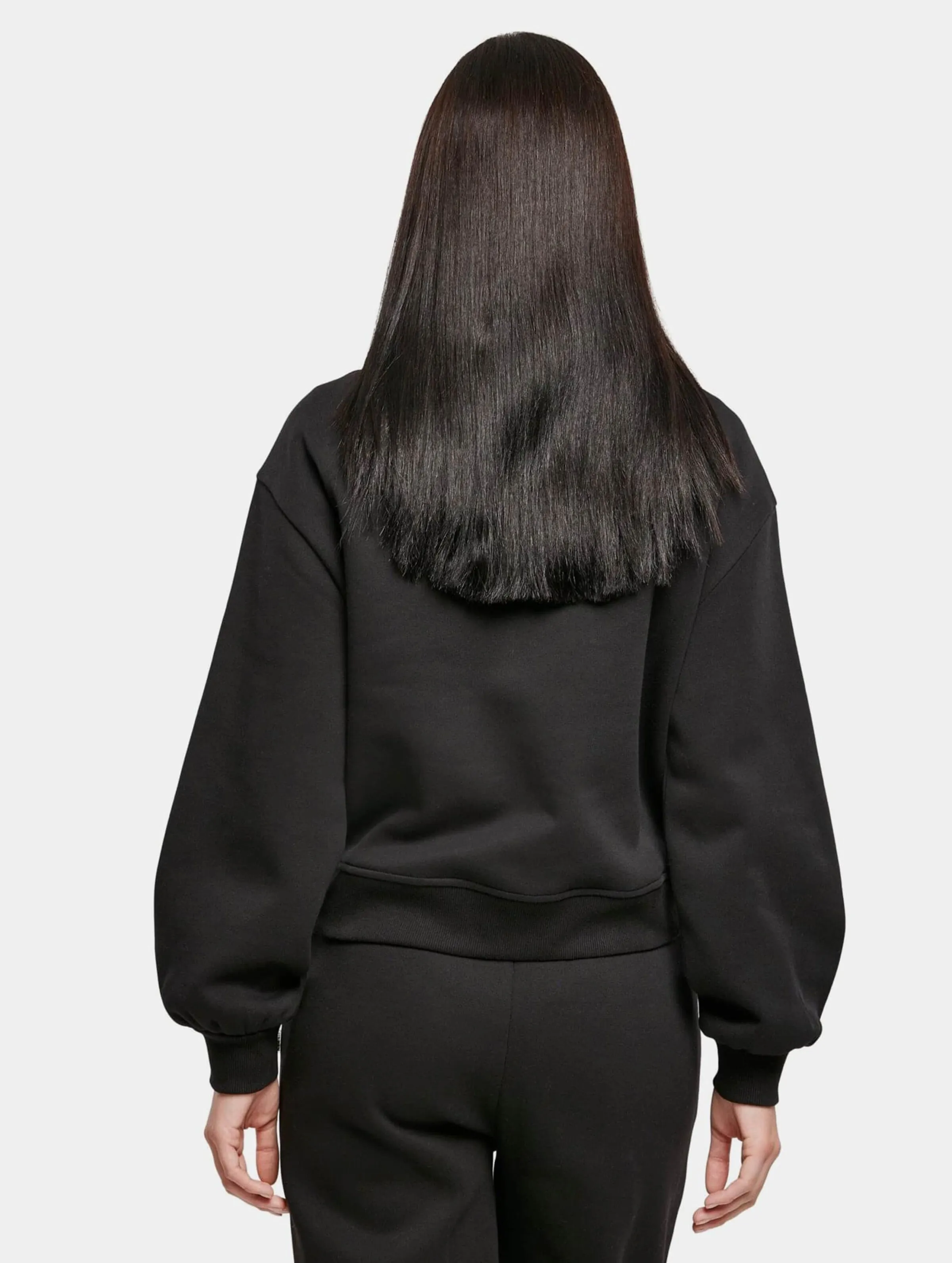 Urban Classics Ladies Oversized High Neck Troyer Crew