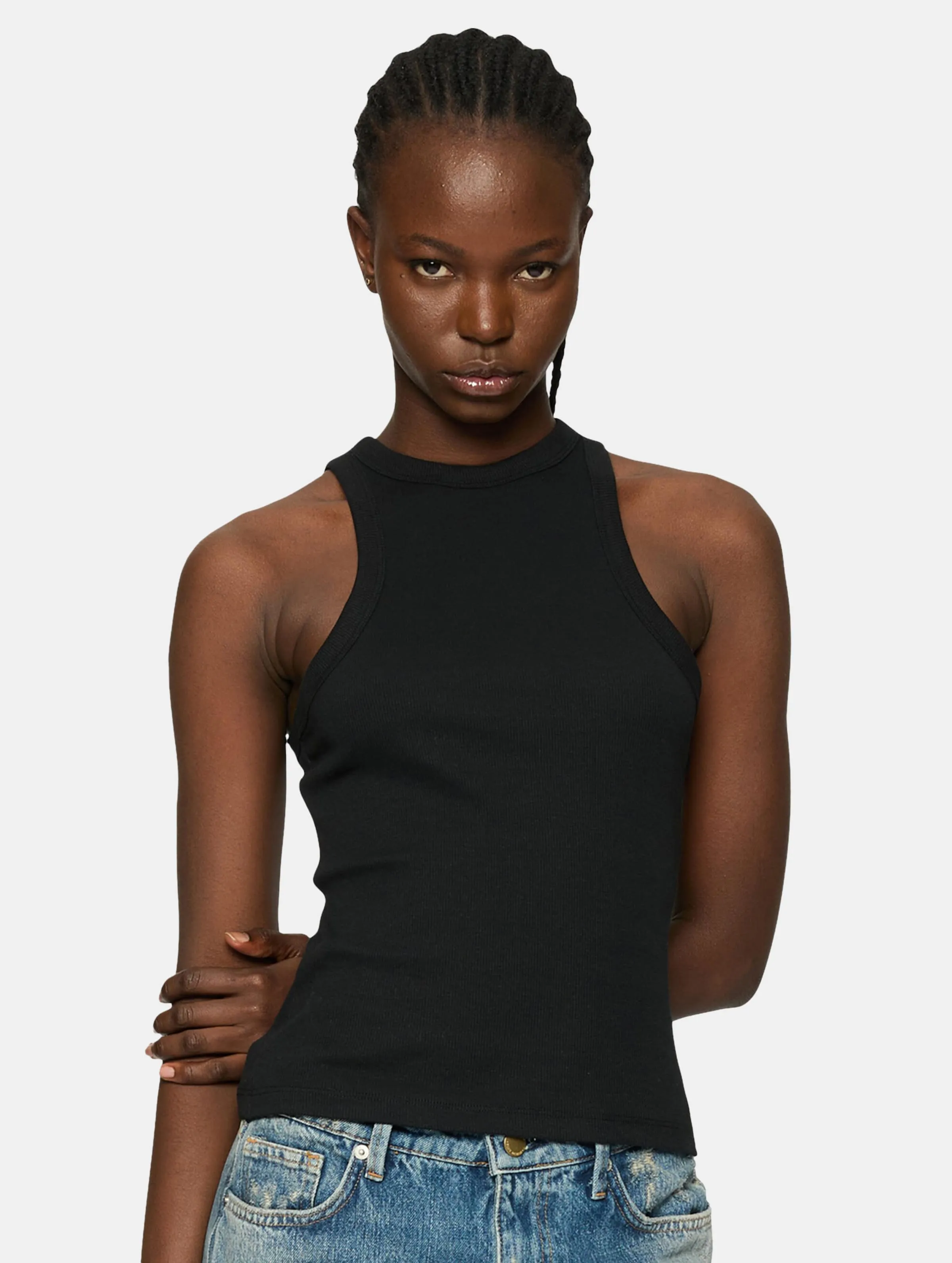 Urban Classics  Ladies Racer Back Rib 2 Pack