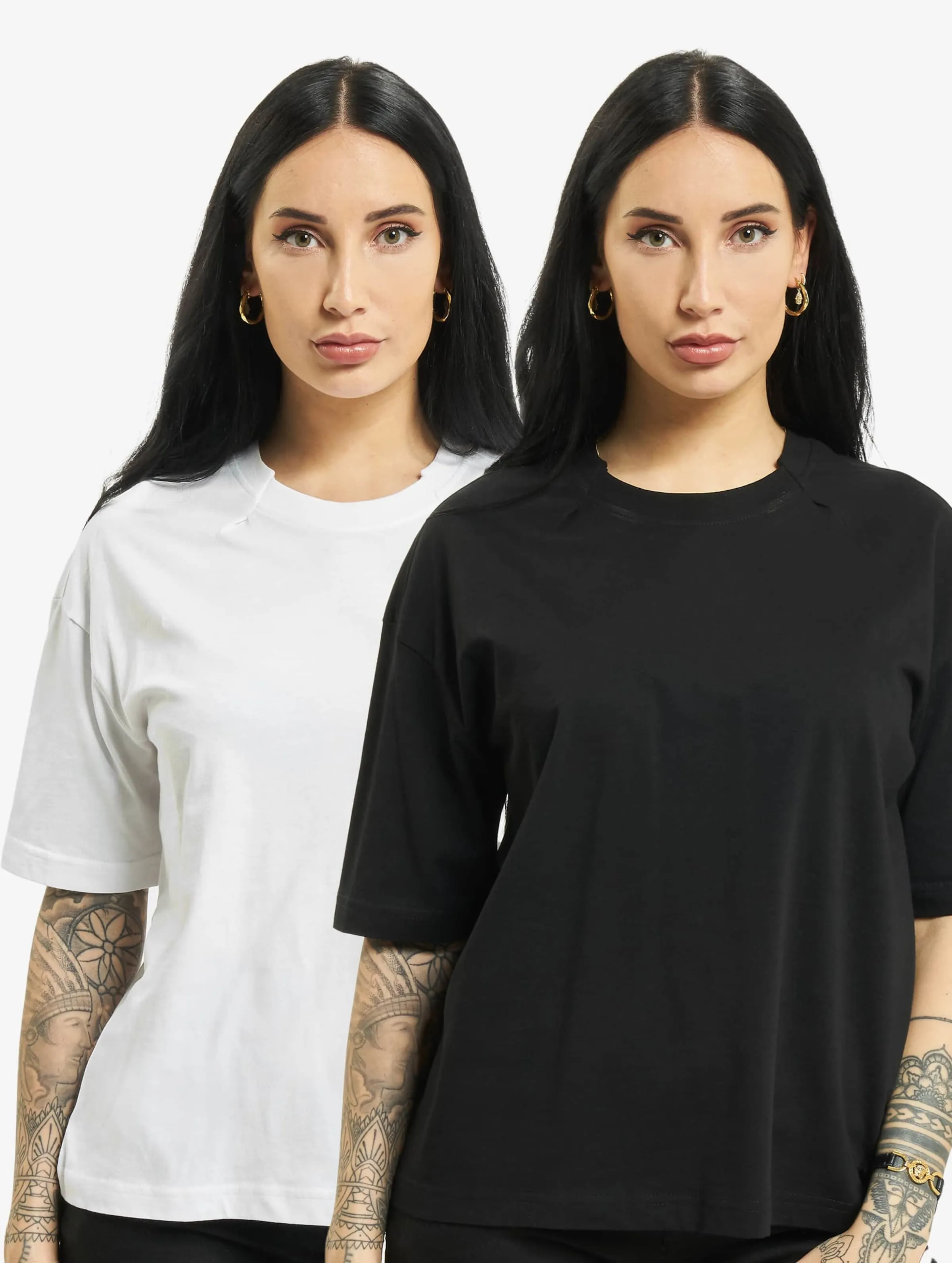 URBAN CLASSICS ORGANIC OVERSIZED PLEAT 2PACK