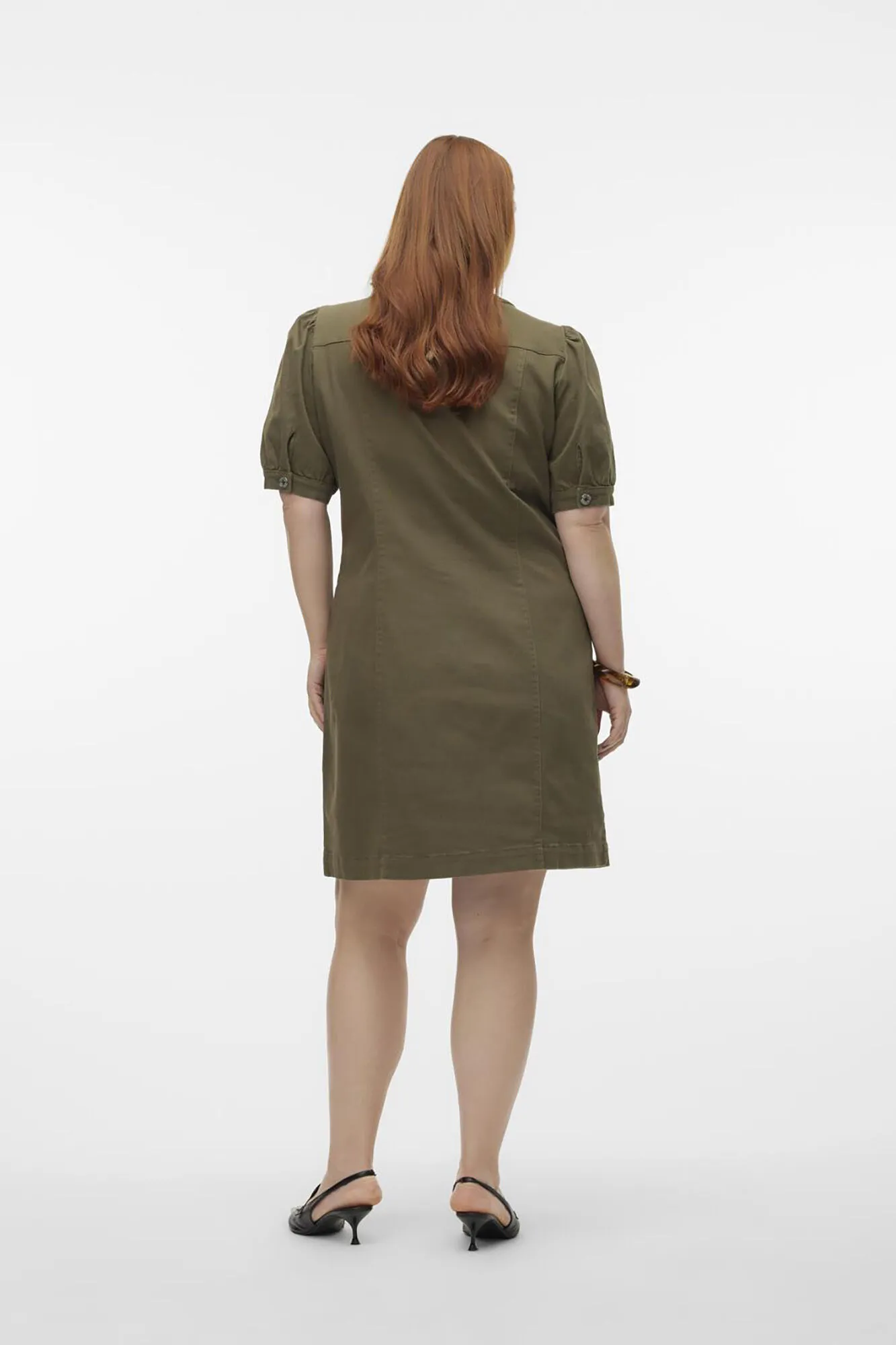 Vero Moda Curve Vestido corto denim talla grande