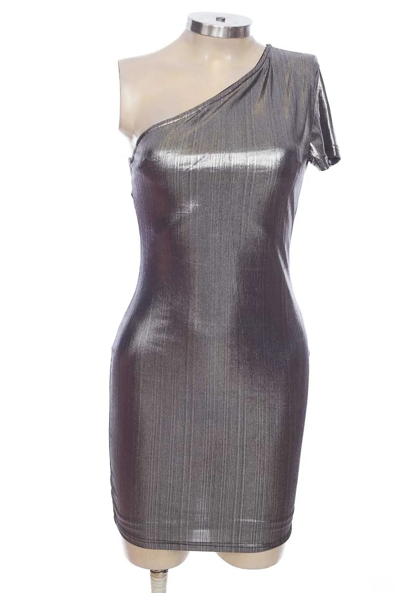 VESTIDO / ENTERIZO COLOR PLATEADO  MOSNOVA
