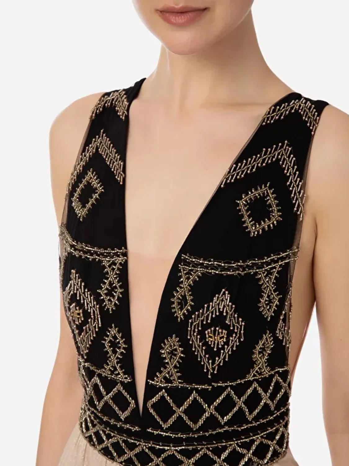 VESTIDO BORDADO ELISABETTA FRANCHI